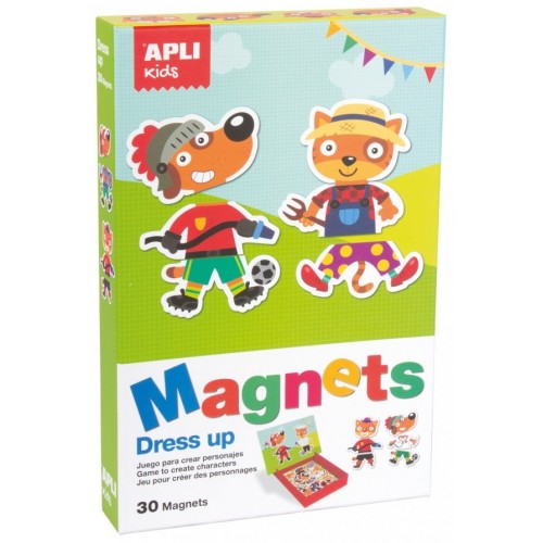 Dress up magnets APLI kids 16495