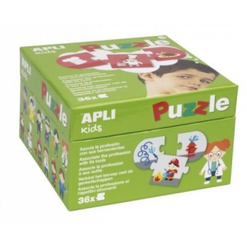 Professions and it's tools puzzle APLI kids 17238