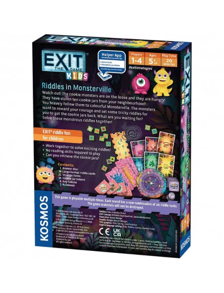 EXIT bērnu zinātnes spēle "Mīklas Monsterville"