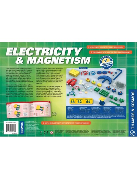Kosmos zinātnes komplekts "Elektrība un magnētisms"