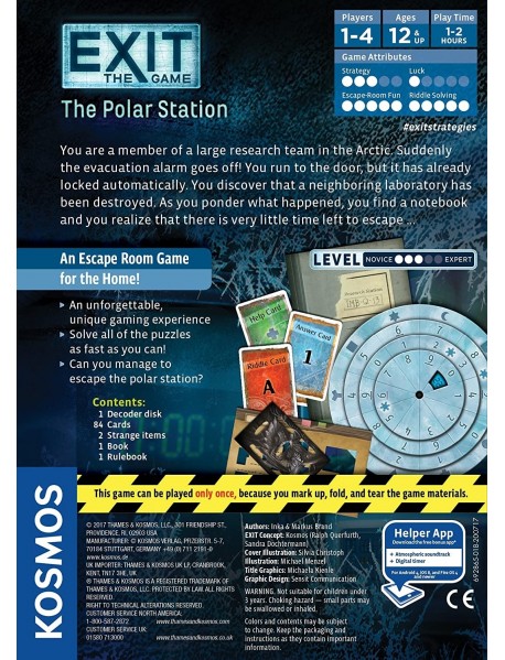 EXIT zinātnes spēle Polārā stacija