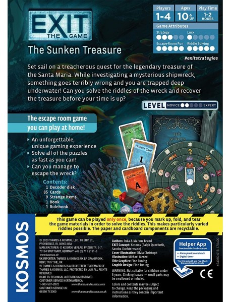 EXIT zinātnes spēle Nogrimušais dārgums