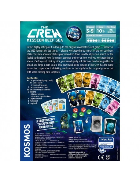 Kosmosa kooperatīvā spēle "The Crew: Mission Deep Sea"