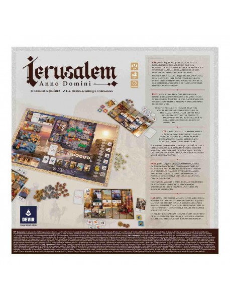 DEVIR stratēģiskā galda spēle JERUZĀLEME DEVIR stratēģiskā galda spēle JERUZĀLEME