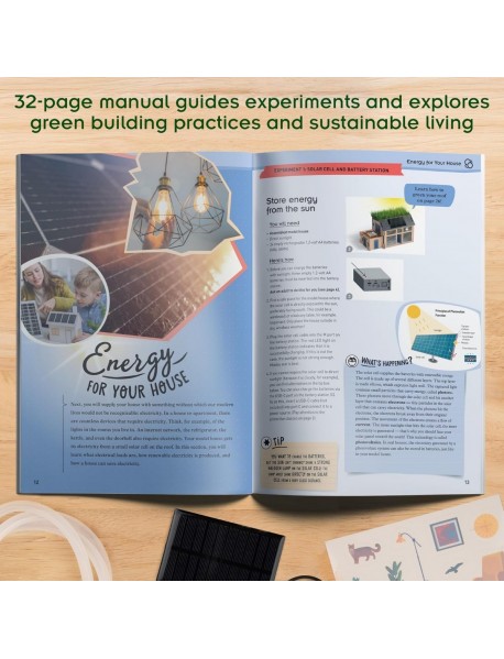 STEM komplekts "Zaļā inženierija: tīra enerģija un ilgtspējīga dzīvošana" STEM komplekts "Zaļā inženierija: tīra enerģija un ilgtspējīga dzīvošana"