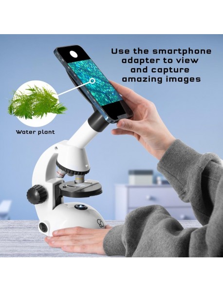 Kosmos mikroskops ar viedtālruņa adapteri Kosmos mikroskops ar viedtālruņa adapteri