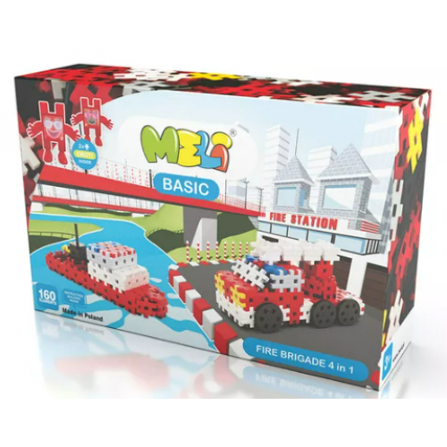 Meli konstruktors Ugunsdzēsēji 4in1