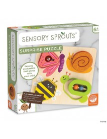 Sensorās izpētes puzles rotaļlieta "Mazie asni"