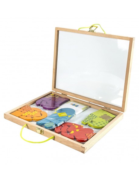 Magnētiskā puzle "Iztēles raksti"