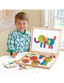 Magnētiskā puzle "Iztēles raksti"