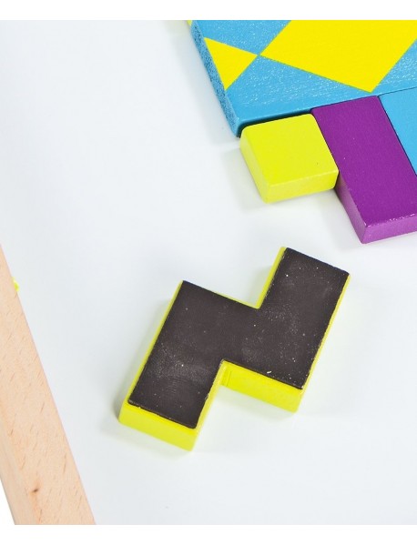 Magnētiskā puzle "Iztēles raksti"