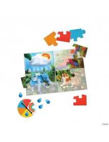 Kooperatīva puzle spēle "Lietus lāšu mežs"