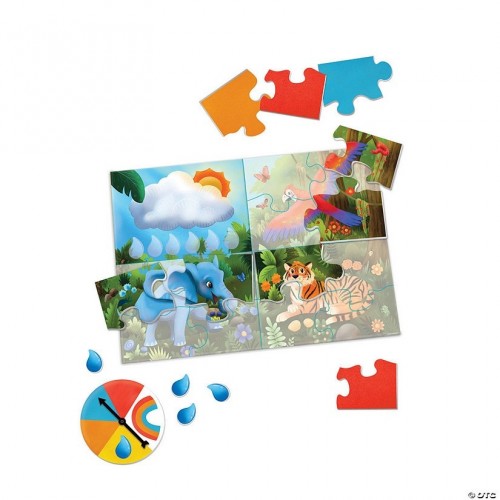 Kooperatīva puzle spēle "Lietus lāšu mežs" Kooperatīva puzle spēle "Lietus lāšu mežs"