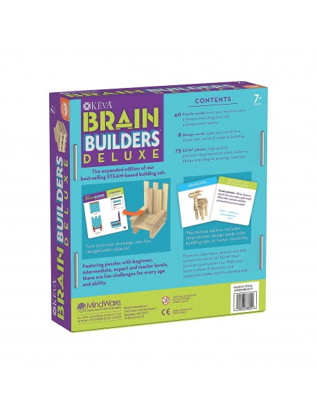 KEVA konstruktora komplekts "Brain Builders Deluxe"