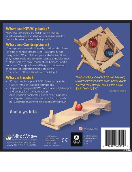 KEVA viedais konstruktors (50 gab.)