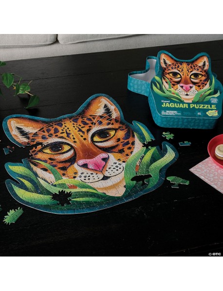 Jaguāra formas puzle ar unikālām detaļām (251 detaļa)