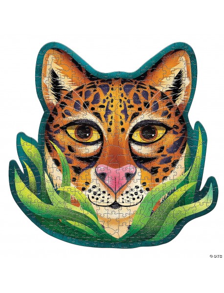 Jaguāra formas puzle ar unikālām detaļām (251 detaļa)