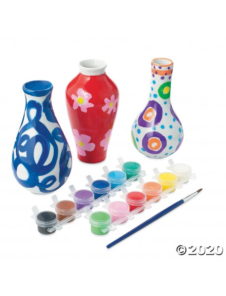 Radošais komplekts "Apglezno savas porcelāna vāzes"