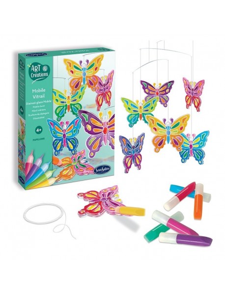 Vitrāžu komplekts - Tauriņi