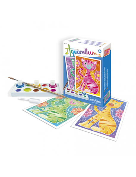Mini akvareļu komplekts - Kaķi Mini akvareļu komplekts - Kaķi