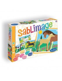 Radošais smilšu komplekts "Zirgi"