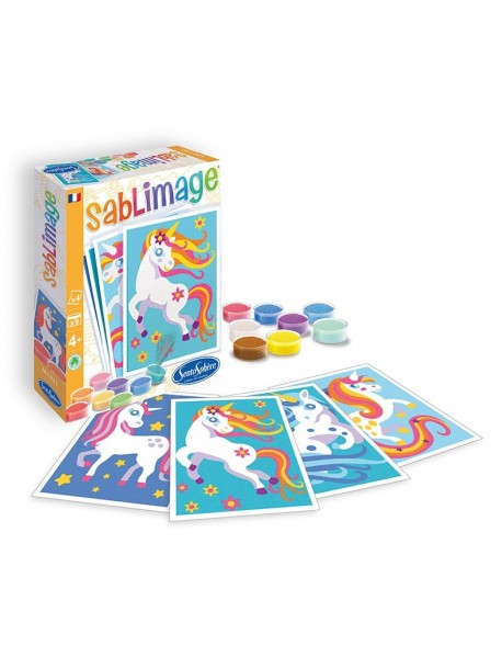 Radošais smilšu komplekts "Vienradži" Radošais smilšu komplekts "Vienradži"