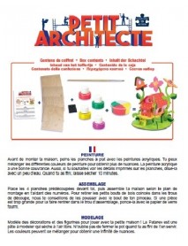 Radošais komplekts PETIT ARCHITECTE Māja ziedos