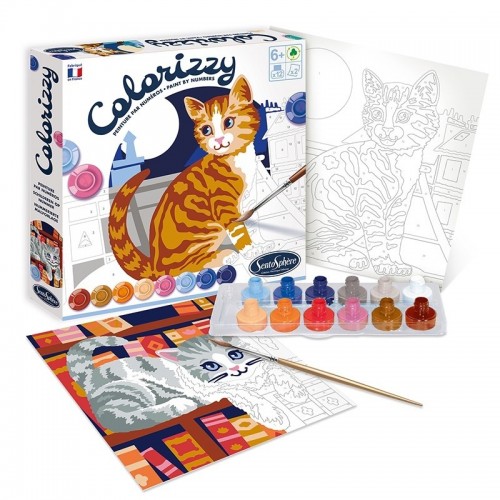 Radošais krāsojamo kaķu komplekts "Colorizzy Cats"