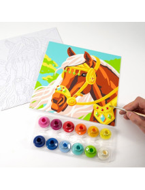 Radošais krāsojamo rotaļlietu komplekts "Colorizzy Horses"