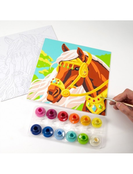 Radošais krāsojamo rotaļlietu komplekts "Colorizzy Horses"