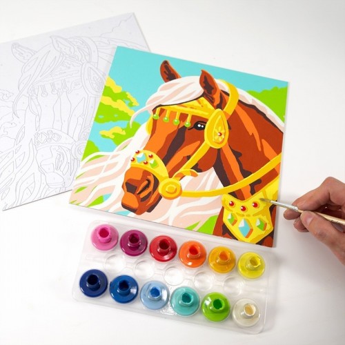 Radošais krāsojamo rotaļlietu komplekts "Colorizzy Horses"