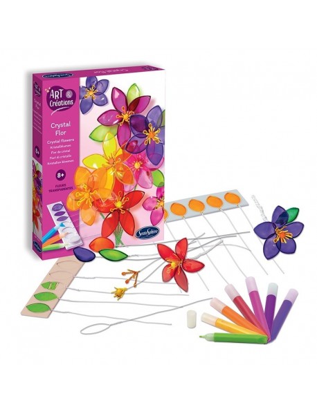 Radošais komplekts Kristāla ziedi
