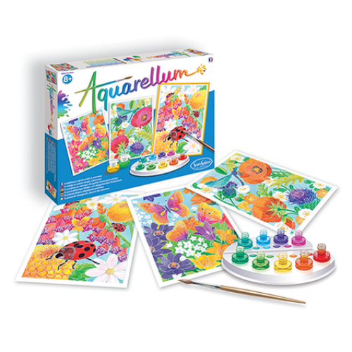 Akvareļu komplekts "Starp ziediem"