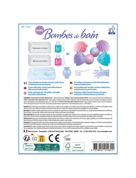 Radošais komplekts Mazas vannas burbuļi