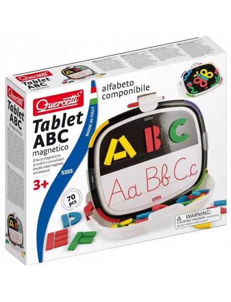 Magnētiskā bērnu tāfele Quercetti Tablet Magnetino ABC 5355