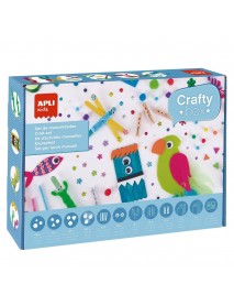 Liela rokdarbu kaste (vairāk nekā 750 priekšmetu) Crafty Box APLI kids 19258