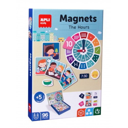 Magnets the hours APLI Kids 18573