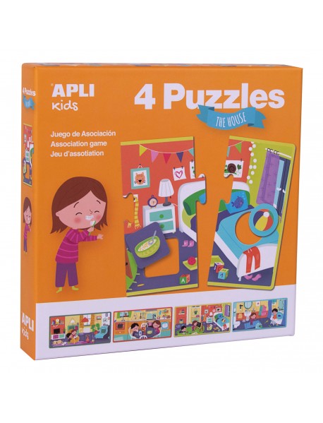 The house puzzle APLI Kids 17894