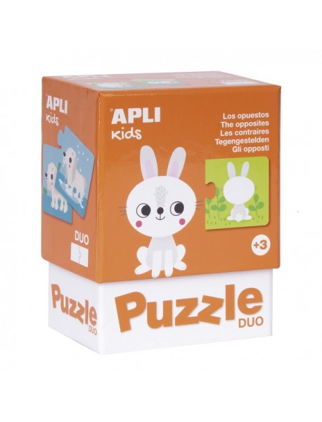 Puzzle DUO the opposites APLI Kids 17421