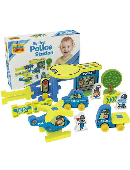 Spēļu komplekts Millaminis My First Police Station - Big Box 20071