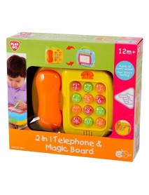 Rotaļlieta 2 in 1 Baby Telephone & Magic Board PlayGo 2190
