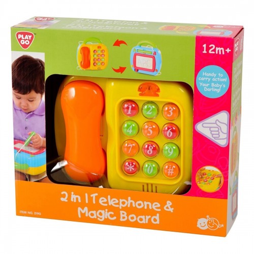 Rotaļlieta 2 in 1 Baby Telephone & Magic Board PlayGo 2190