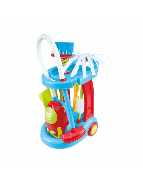 Rotaļu tīrīšanas komplekts ar putekļu sūcēju PlayGo My Cleaning Trolley with Vacuum Cleaner 3469
