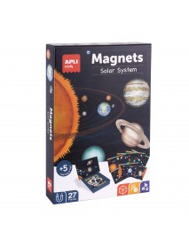 Saules sistēmas magnēšu spēle Solar System magnets APLI kids 19272