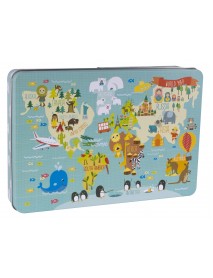 APLI kids XL puzle PASAULES KARTE