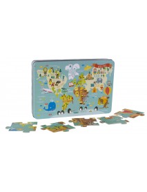 APLI kids XL puzle PASAULES KARTE