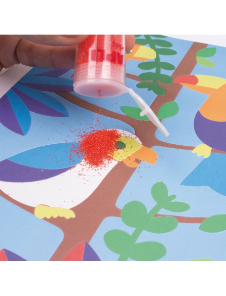 APLI bērnu radošais komplekts KRĀSAINĀ SMILTĪŠU MĀKSLA