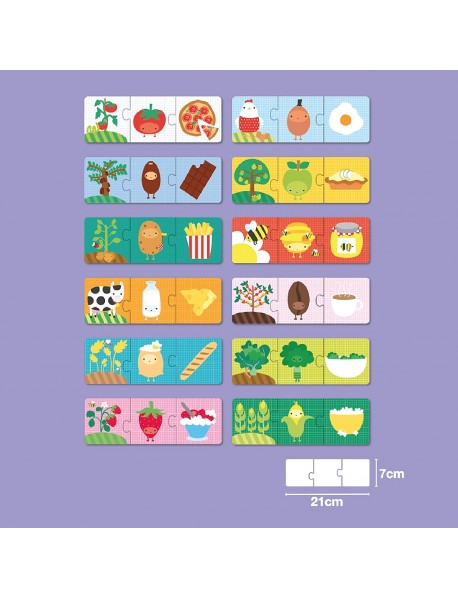 The origin of food puzzle APLI kids 14360