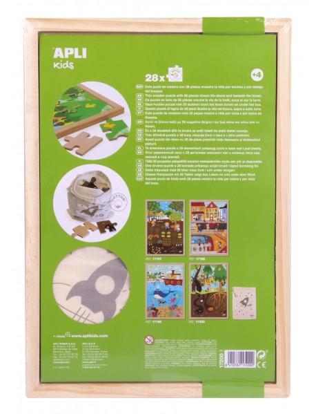 Koka puzle "Mežs" (28 gabali)
