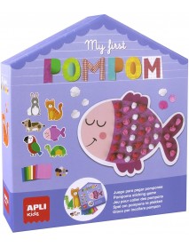 Radošais komplekts "Mans pirmais pomponu mākslas darbs"